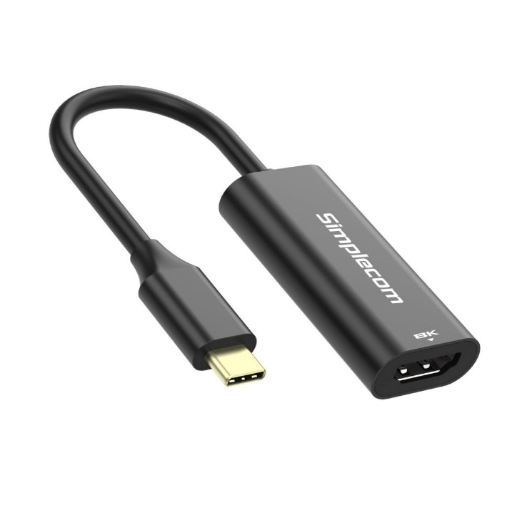 Simplecom DA105 USB-C to HDMI 2.1 Adapter 8K@60hz Converts a USB-C port to a HDMI output Compatib...