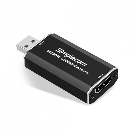 Simplecom DA315 HDMI to USB 2.0 Video Capture Card Full HD 1080p for Live Streaming Recording - E...