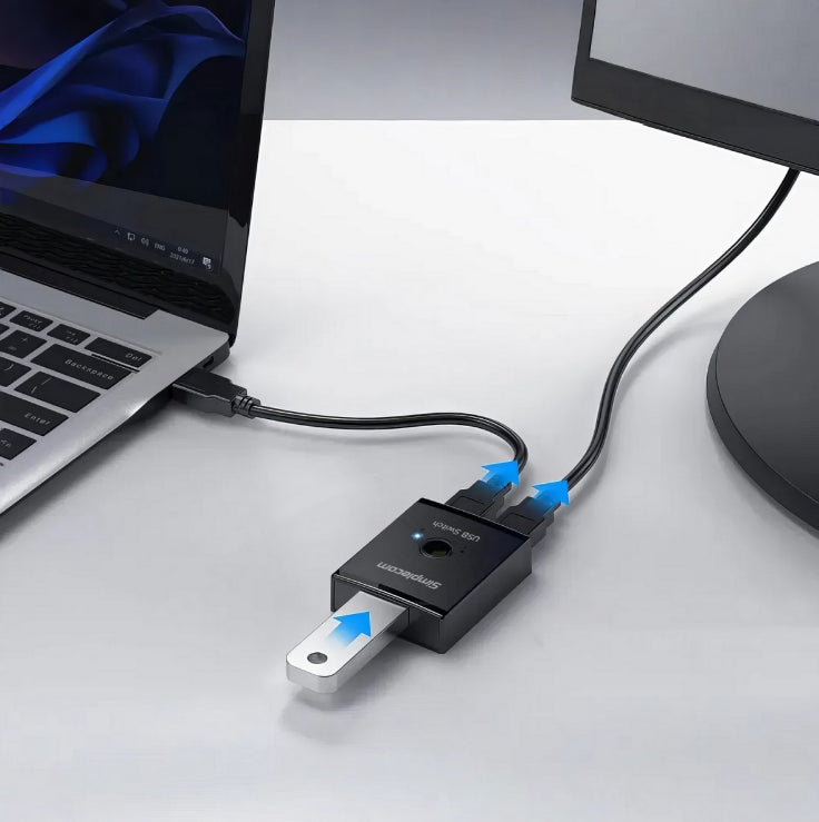 Simplecom KM125 Bi-Directional 2-Way USB 3.0 Switch 1 In 2 Out (2 In 1 Out) 5Gbps  Ideal for shar... - Image 4