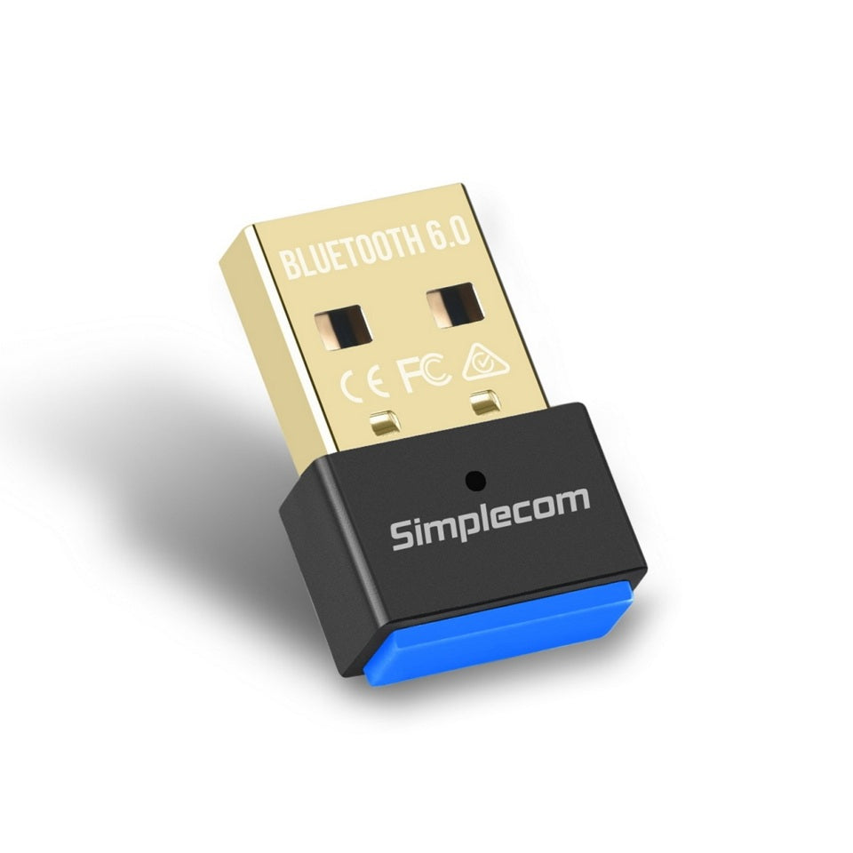 Simplecom NB600 USB Bluetooth 6.0 Adapter Wireless Dongle - USB, Bluetooth  IEEE