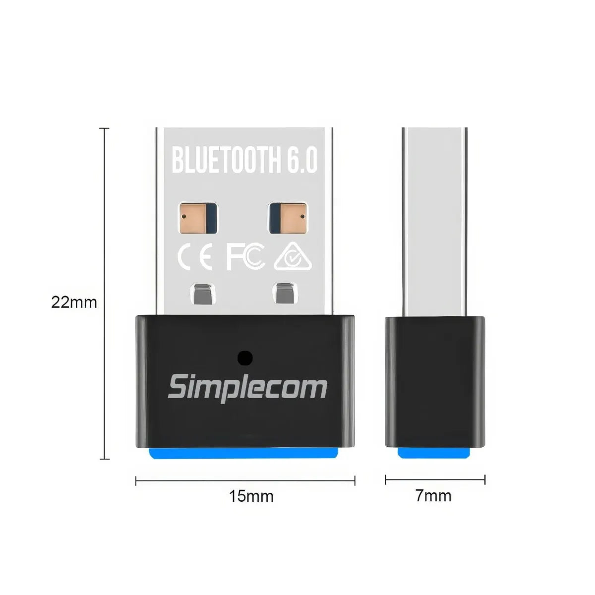 Simplecom NB640 USB Bluetooth 6.0 Adapter Wireless Dongle - Network - Consumer - Image 2