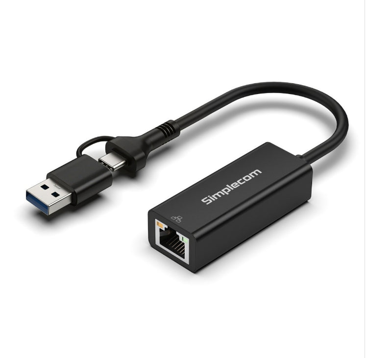 Simplecom NU315C SuperSpeed USB-C and USB-A to Gigabit Ethernet Adapter - Network - Consumer - Image 2