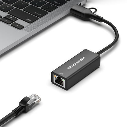 Simplecom NU315C SuperSpeed USB-C and USB-A to Gigabit Ethernet Adapter - Network - Consumer - Image 4