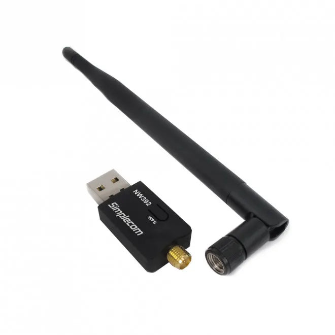 Simplecom NW392 USB Wireless N WiFi Adapter 802.11n 300Mbps 5dBi Antenna - Network - Consumer
