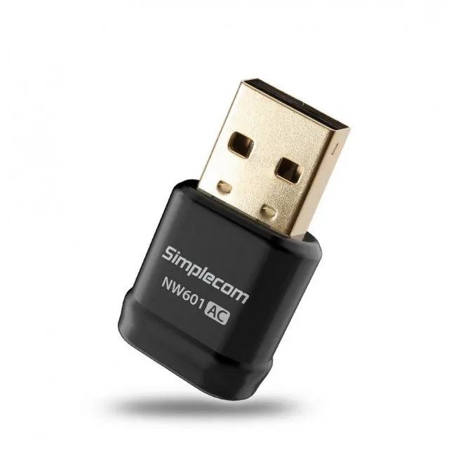 Simplecom NW601 AC600 Mini WiFi Dual Band Wireless USB Adapter - Network - Consumer