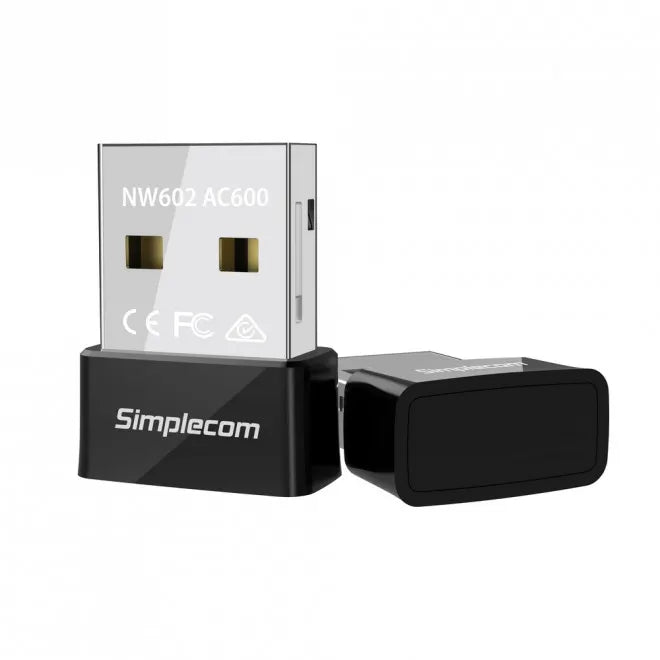 Simplecom NW602 AC600 Dual Band Nano USB WiFi Wireless Adapter - Network - Consumer - Image 2