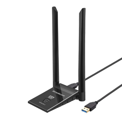 Simplecom NW628v2 AX1800 Dual Band WiFi 6 USB Adapter with 2x 5dBi High Gain Antennas - Network... - Image 3