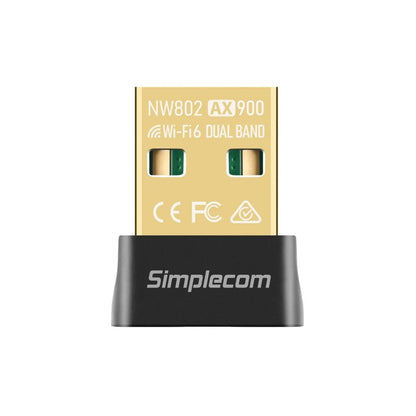 Simplecom NW802 AX900 Dual Band Wi-Fi 6 USB Wireless Nano Adapter - Network - Consumer - Image 2