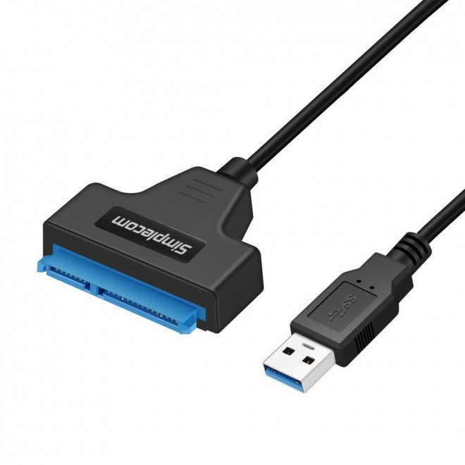 Simplecom SA128 USB 3.0 to SATA Adapter Cable for 2.5' SSD/HDD - USB, Bluetooth  IEEE