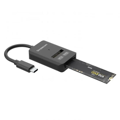 Simplecom SA506 NVMe / SATA Dual Protocol M.2 SSD to USB-C Adapter Converter USB 3.2 Gen 2 10Gbps... - Image 2