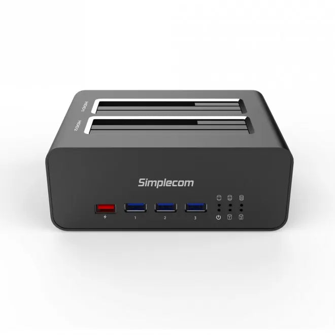 (LS)Simplecom SD352 USB 3.0 to Dual SATA Aluminium Docking Station with 3-Port Hub and 1 Port 2.1... - Image 2