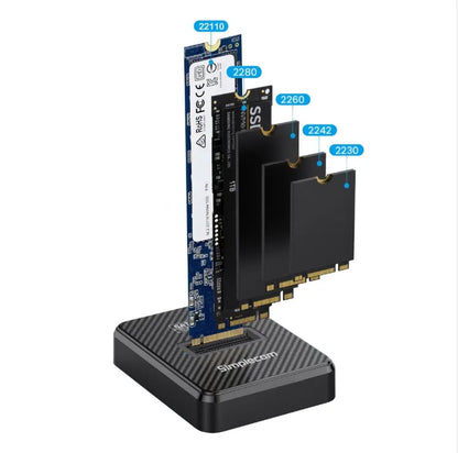 Simplecom SD511 M.2 SSD Docking Station NVMe and SATA Dual Protocol USB 3.2 Gen 2 10Gbps USB-C in... - Image 2