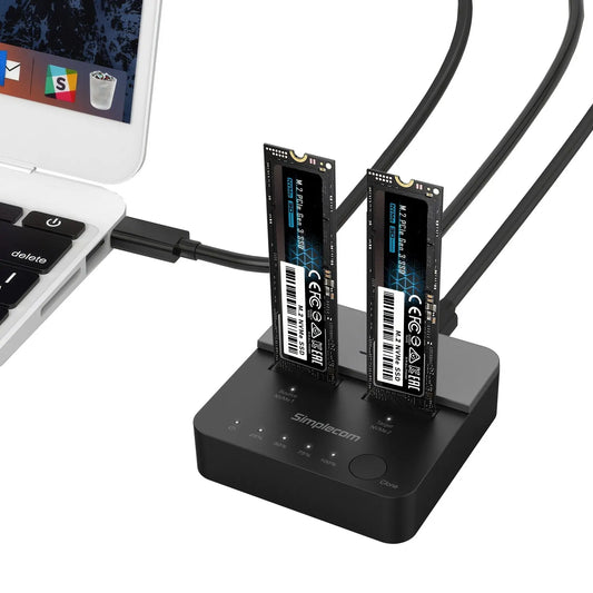 (LS)Simplecom SD550v2 USB 3.2 Gen2x2 to Dual Bay NVMe M.2 SSD Docking Station Duplicator Offline... - Image 4