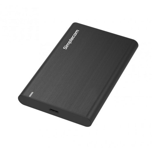 Simplecom SE221 Aluminium 2.5'' SATA HDD/SSD to USB 3.1 Enclosure Black USB 3.1 Gen 1 support up...
