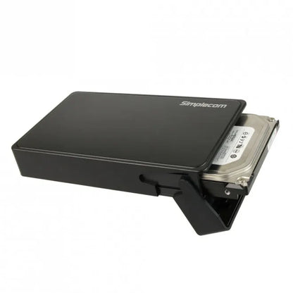Simplecom SE325 Tool Free 3.5' SATA HDD to USB 3.0 Hard Drive Enclosure - Black Enclosure - Hard... - Image 2