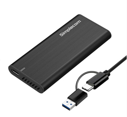 Simplecom SE502C SATA M.2 SSD to USB-C Enclosure USB 3.2 Gen1 5Gbps - Hard Drives - External