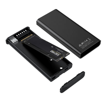 Simplecom SE530 NVMe / SATA M.2 SSD to USB-C Enclosure with SMART LED Screen USB 3.2 Gen 2 10Gbps... - Image 3