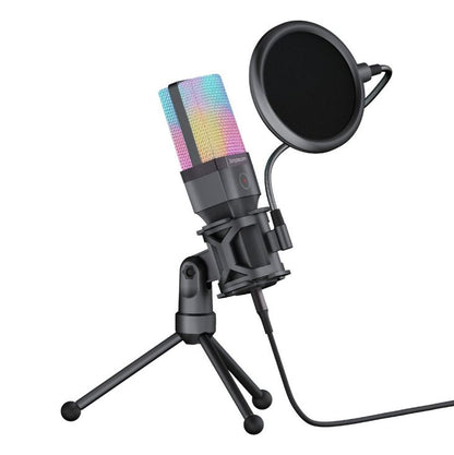 Simplecom UM650 USB Cardioid Condenser Microphone Gaming RGB Lights with Tripod  Pop Filter - Spe... - Image 2