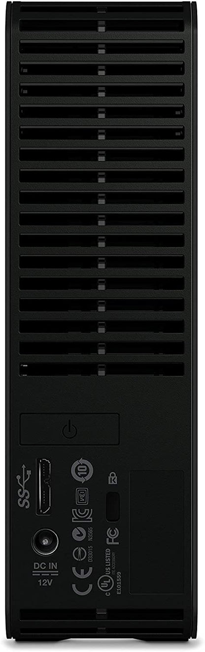 Western Digital WD Elements Desktop 12TB USB 3.0 3.5' External Hard Drive - Black Plug  Play Formatted NTFS for Windows 10/8.1/7