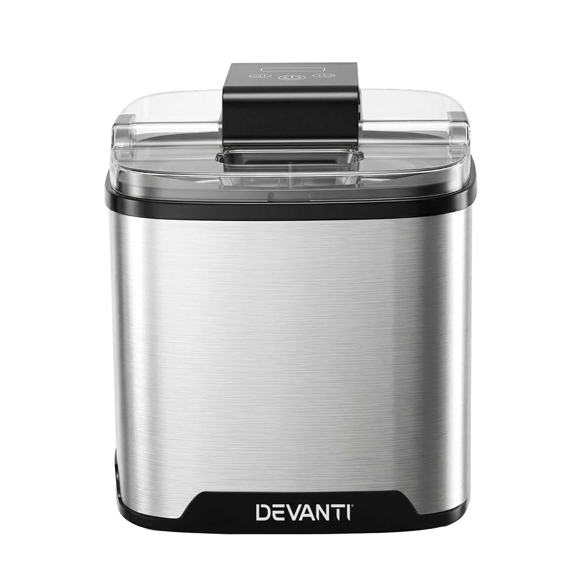 Devanti Ice Cream Maker Slushie Machine 2L Homemade Gelato Sorbet Sliver - Image 4