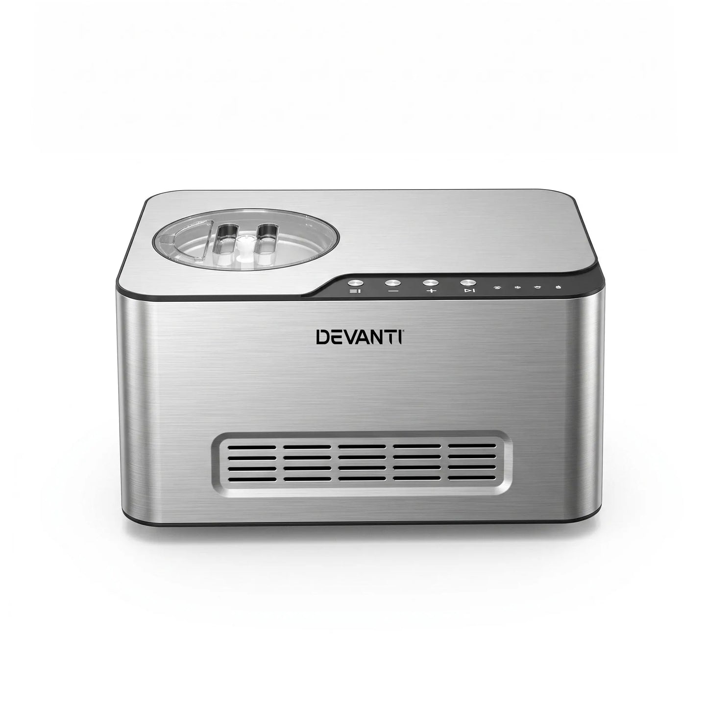 Devanti 2L 2-in-1 Ice Cream & Yogurt Maker Machine No Pre-Freezing Homemade Gelato Sorbet - Image 3