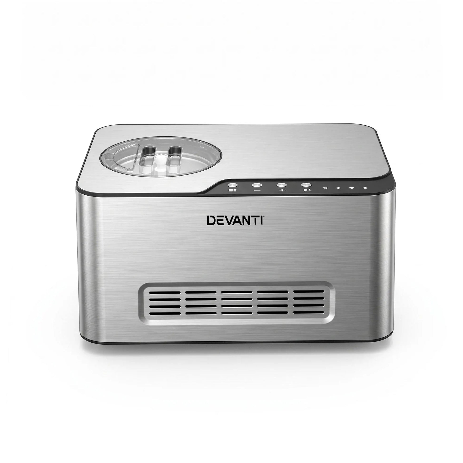 Devanti 2L 2-in-1 Ice Cream & Yogurt Maker Machine No Pre-Freezing Homemade Gelato Sorbet - Image 3