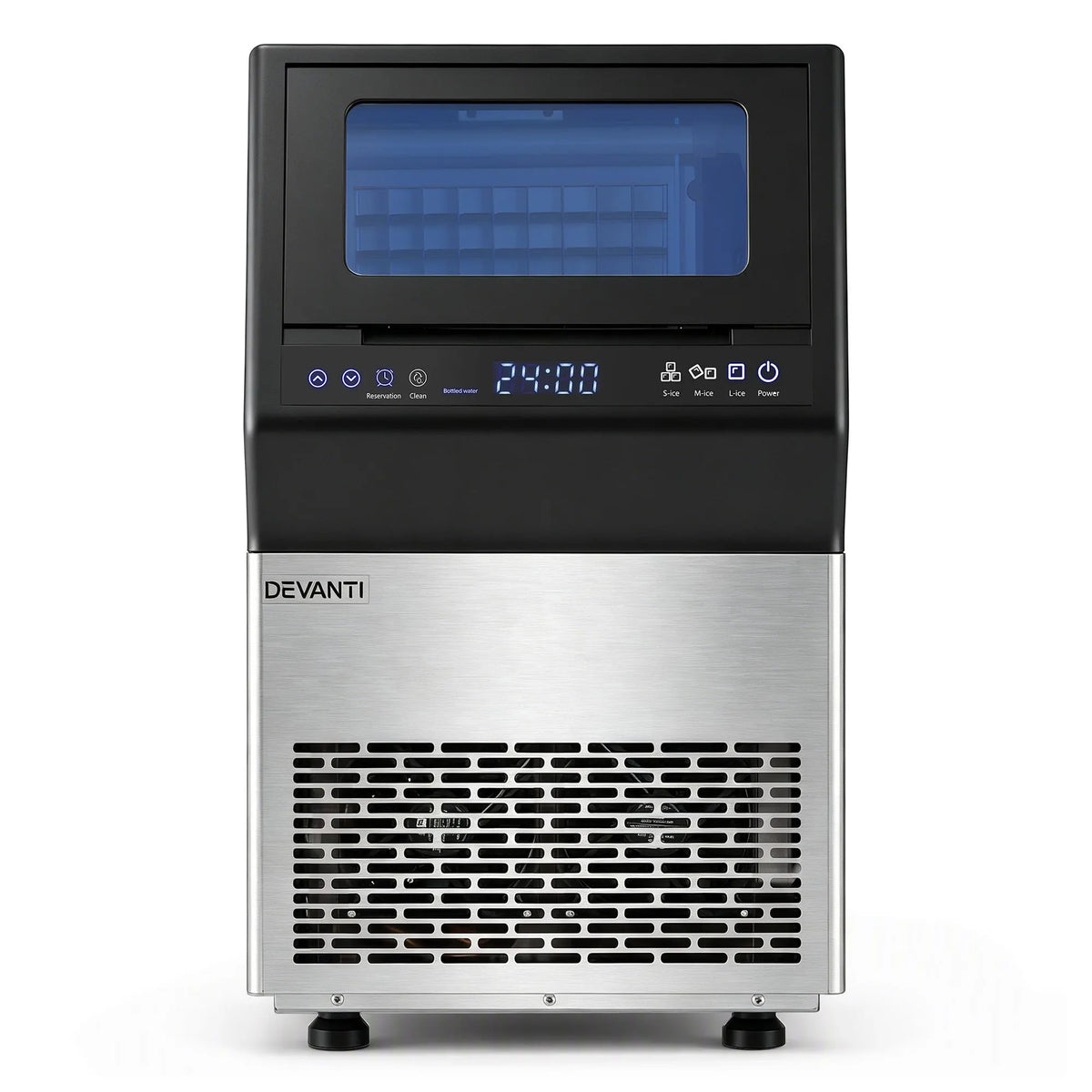 Devanti 35kg Commercial Ice Maker Freestanding Ice Cube Machine - Image 3