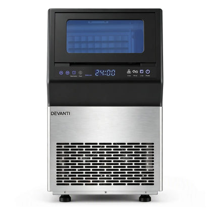 Devanti 35kg Commercial Ice Maker Freestanding Ice Cube Machine - Image 3