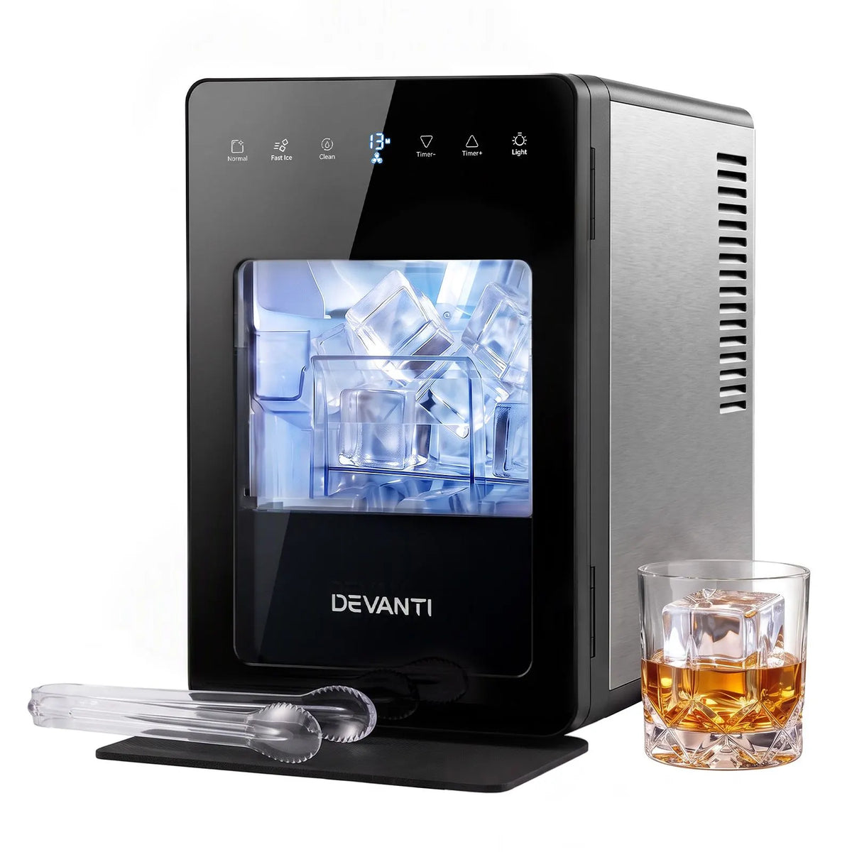 Devanti Ice Maker 5cm Large Ice Cubes Countertop Machine 150pcs/24h for Home - Image 2