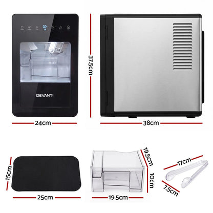 Devanti Ice Maker 5cm Large Ice Cubes Countertop Machine 150pcs/24h for Home - Image 3