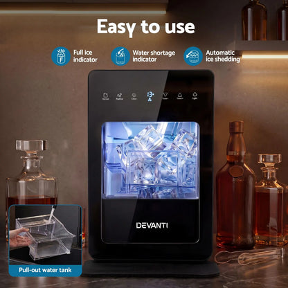 Devanti Ice Maker 5cm Large Ice Cubes Countertop Machine 150pcs/24h for Home - Image 5
