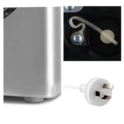 Devanti 12kg Ice Maker Machine Silver - Image 7
