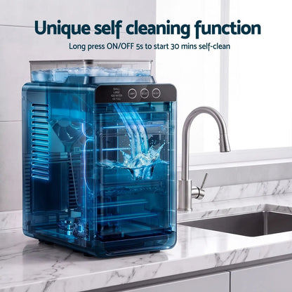 Devanti Ice Maker Ice Slim Compact Countertop Machine 12KG/24H for Home - Image 8