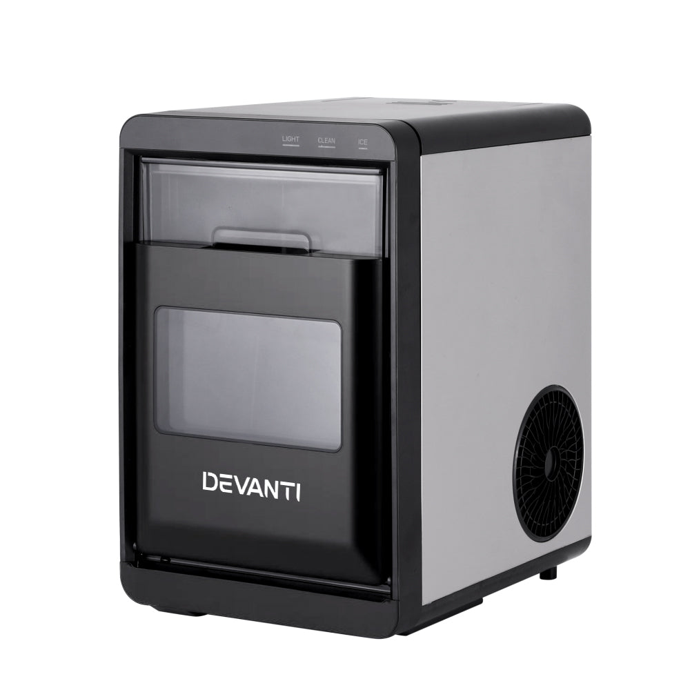 Devanti Ice Maker Machine 20kg Chewable Nugget Ice Countertop w/Self Cleaning - Image 4