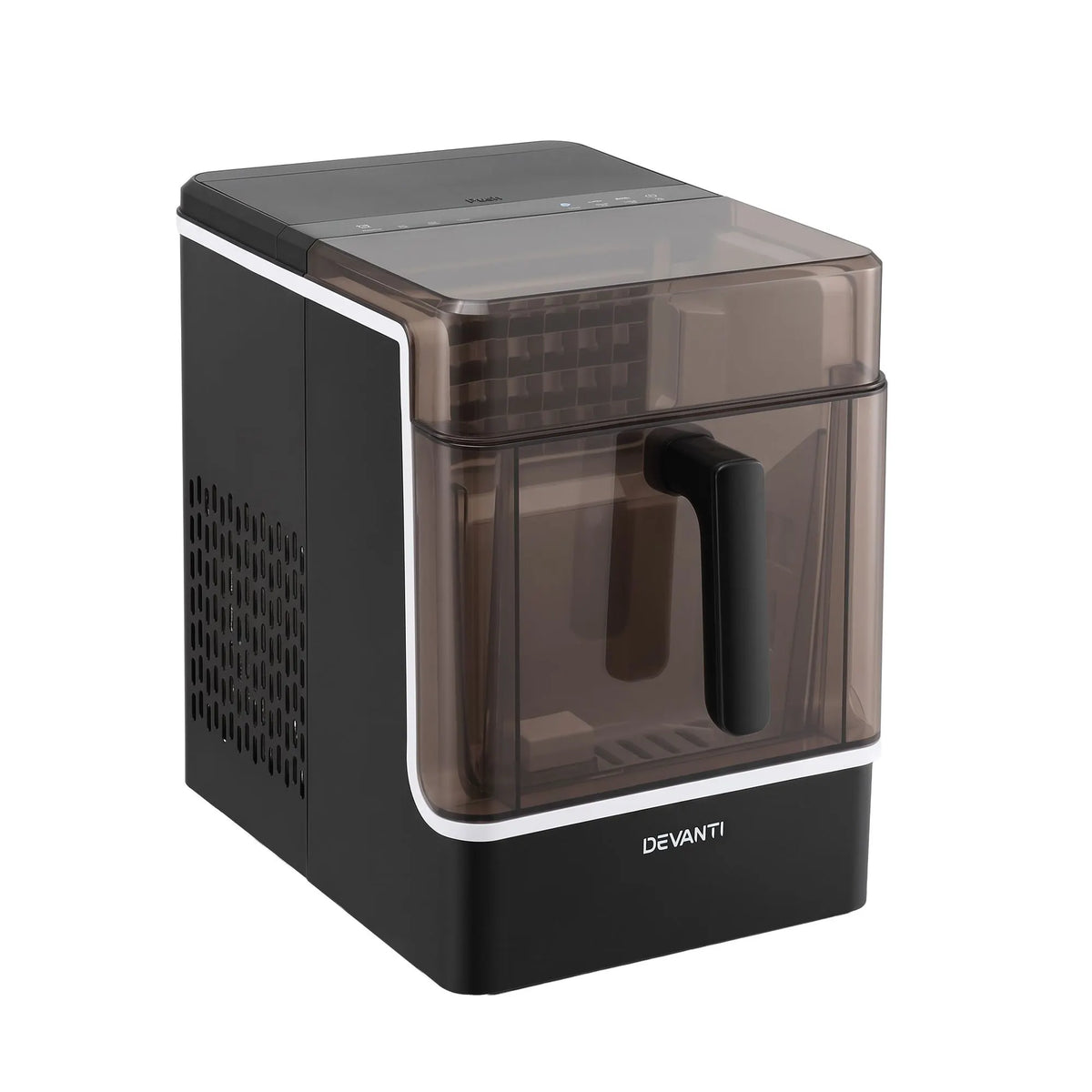 Devanti Ice Maker 23kg Portable Basket Square Cube Machine Black - Image 4