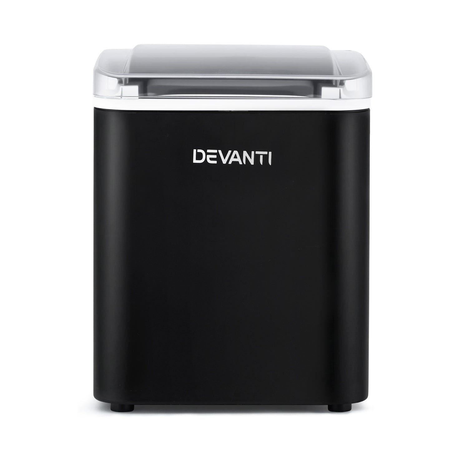 Devanti Ice Maker Machine Portable 12kg Countertop w/Self Cleaning 1.2L Black - Image 3