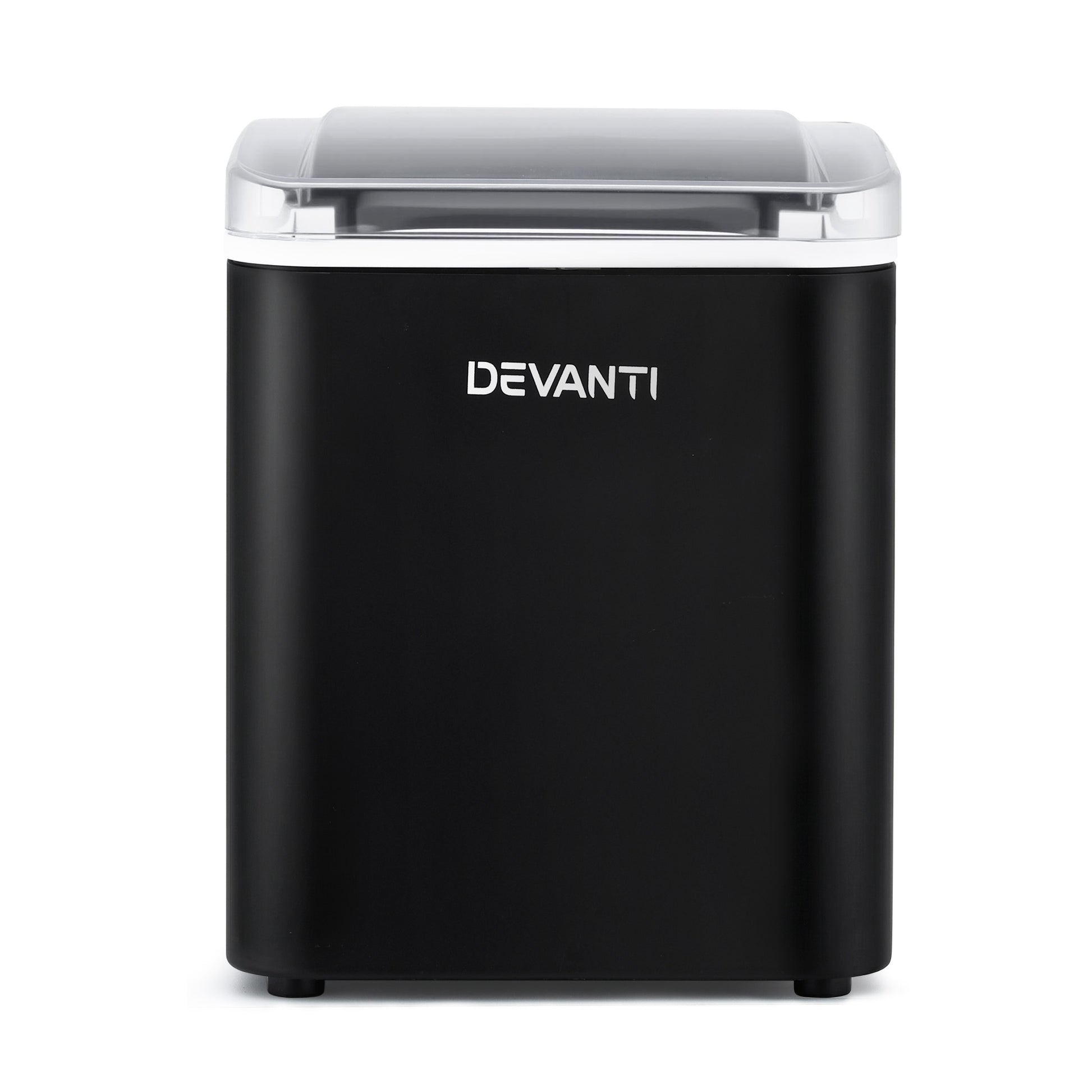 Devanti Ice Maker Machine Portable 12kg Countertop w/Self Cleaning 1.2L Black - Image 3