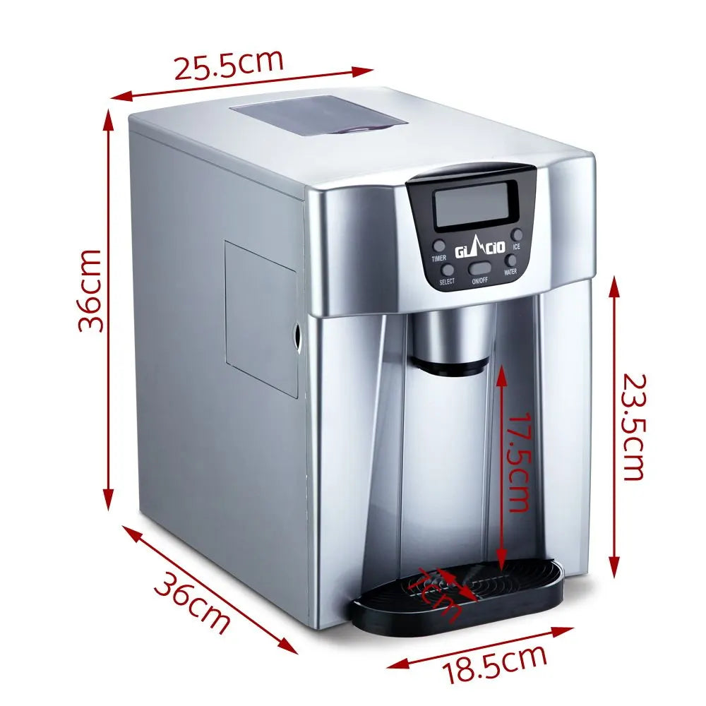 Devanti 12kg Ice Maker Machine with Water Dispenser - Image 2