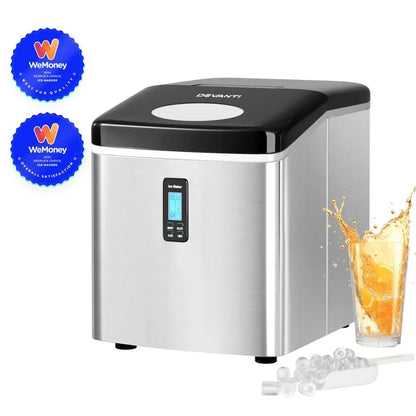 Devanti 15kg Ice Maker Machine Silver