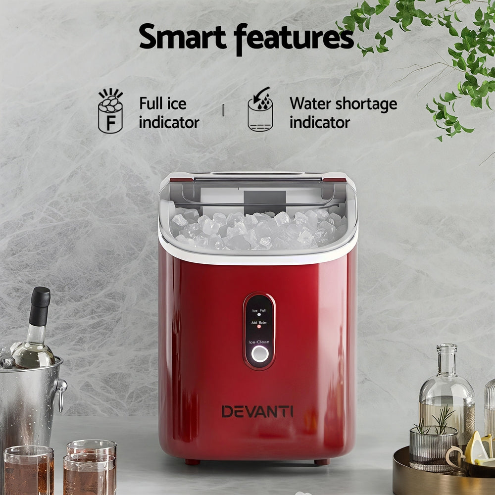 Devanti Ice Maker Machine 15kg Nugget Chewable Ice Cube - Image 6