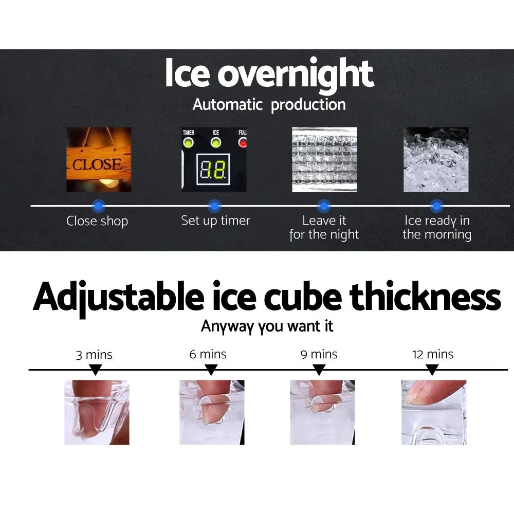 Devanti 45-60kg Commercial Ice Maker Machine - Image 5