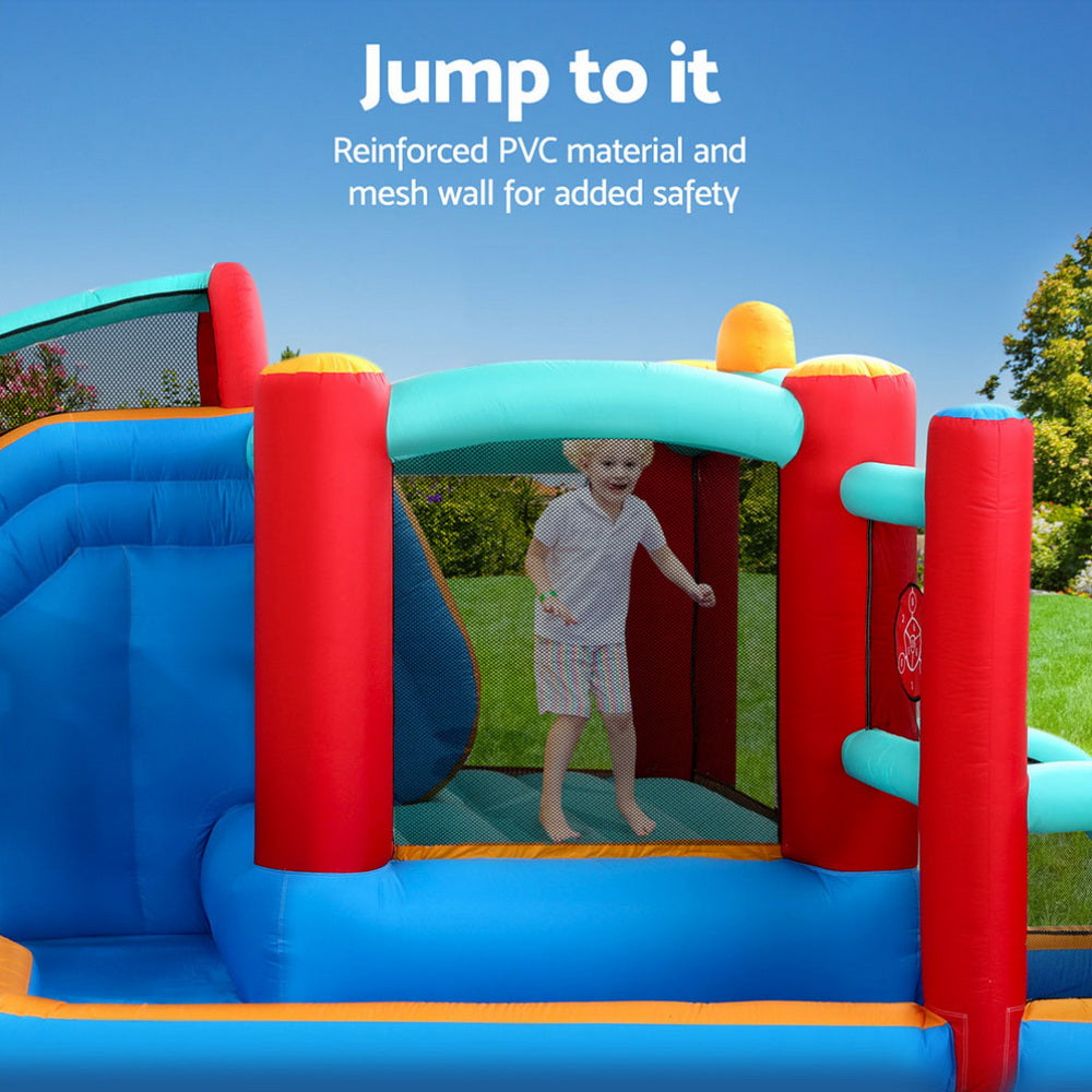 Kids Inflatable Water Slide Splash Pool Park Jumping Castle Bounce 615X322CM - Image 4