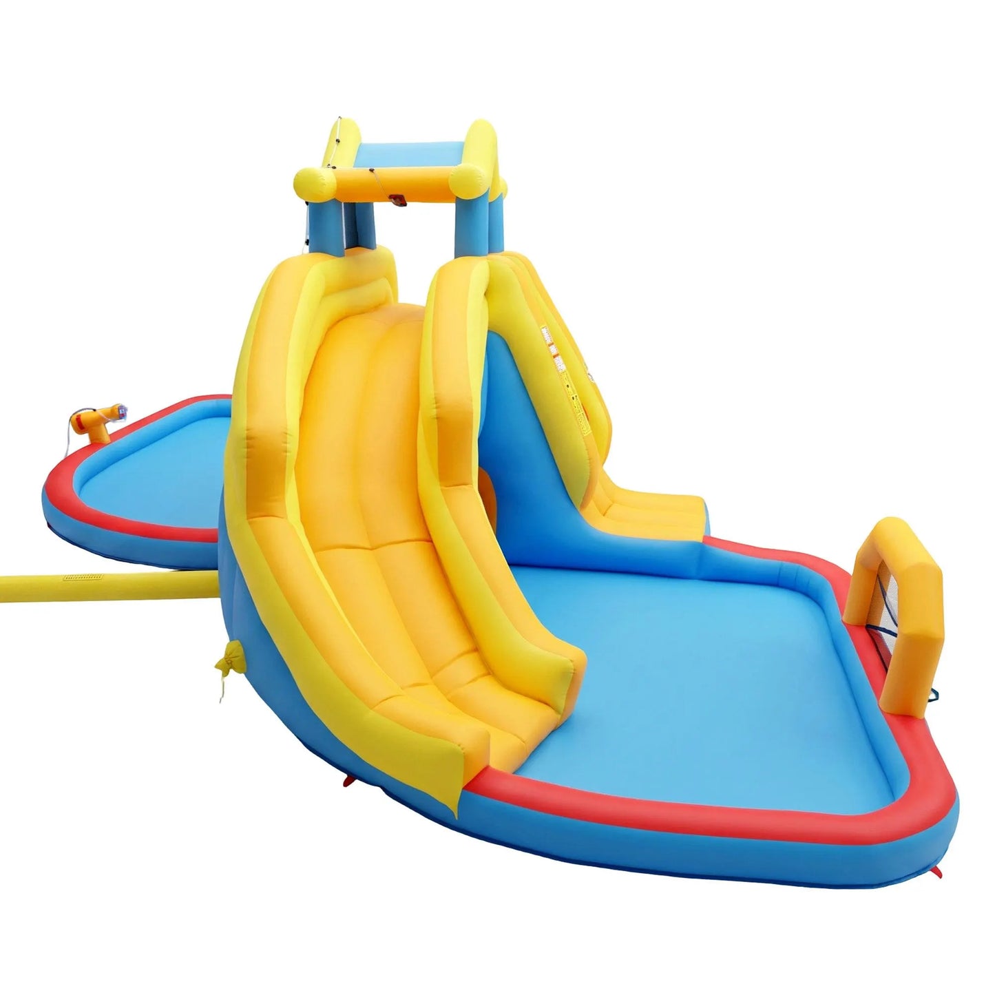Keezi Inflatable Kids Pool Water Slide Splash Castle Football 622cmx542cm - Image 3