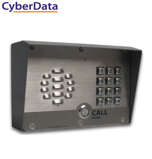 Cyberdata SIP Outdoor Intercom with Keypad. 2 years warranty, The CyberData SIP-enabled IP Outdoo...