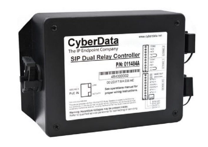 CyberData 011484 SIP Dual Relay Controller - VOIP Phones