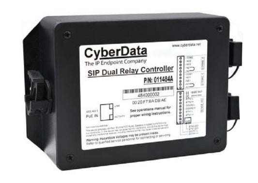 CyberData 011484 SIP Dual Relay Controller - VOIP Phones
