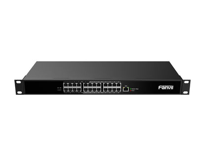 Fanvil PN24 2-Wire PoE Switch, Plug  Play, Built-in Power Supply, Built-in Mode Wwitch, Scenario...