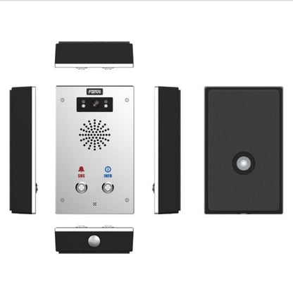 Fanvil I16SV02P Outdoor Video SIP Intercom Water  dust proof SIP Intercom IP65 (2 button), Built... - Image 2