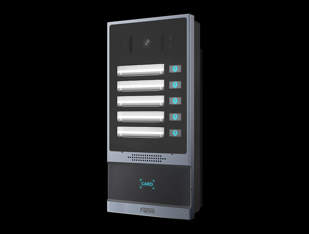 Fanvil i63 Outdoor Audio/Video Intercom, 2 SIP Lines, 5 DSS Keys, PoE, IP66  IK07, RFID Reader ,... - Image 2