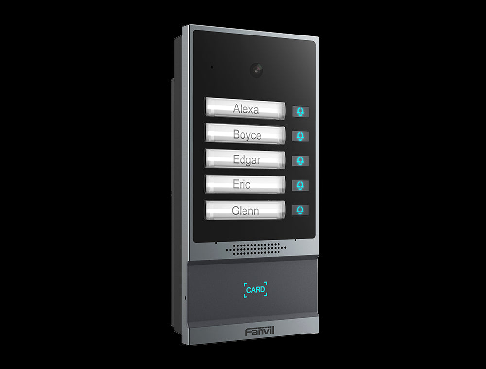 Fanvil i63 Outdoor Audio/Video Intercom, 2 SIP Lines, 5 DSS Keys, PoE, IP66  IK07, RFID Reader ,... - Image 3